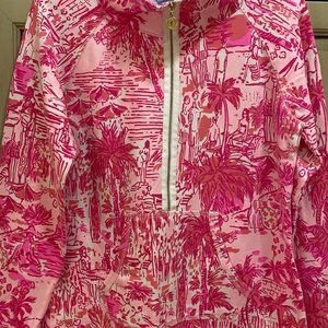 Lilly Pulitzer Skipper Popover in Rule Breakers Size Large